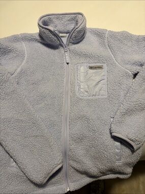 Columbia Lavender Sherpa Full-Zip Jacket